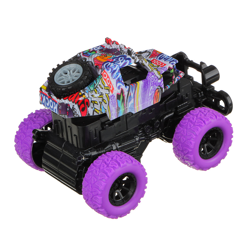 ИГРОЛЕНД Машина "Бигфут инерционный", ABS, 10х8,5х9см, 4 дизайна - #8