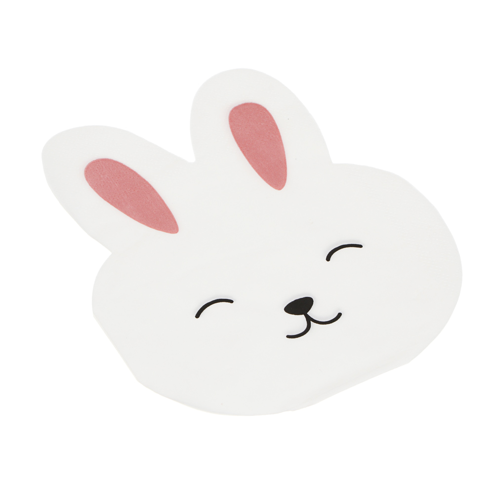 Набор салфеток бумажных "Зайчик", бумага, 20 шт, 16 см - #3