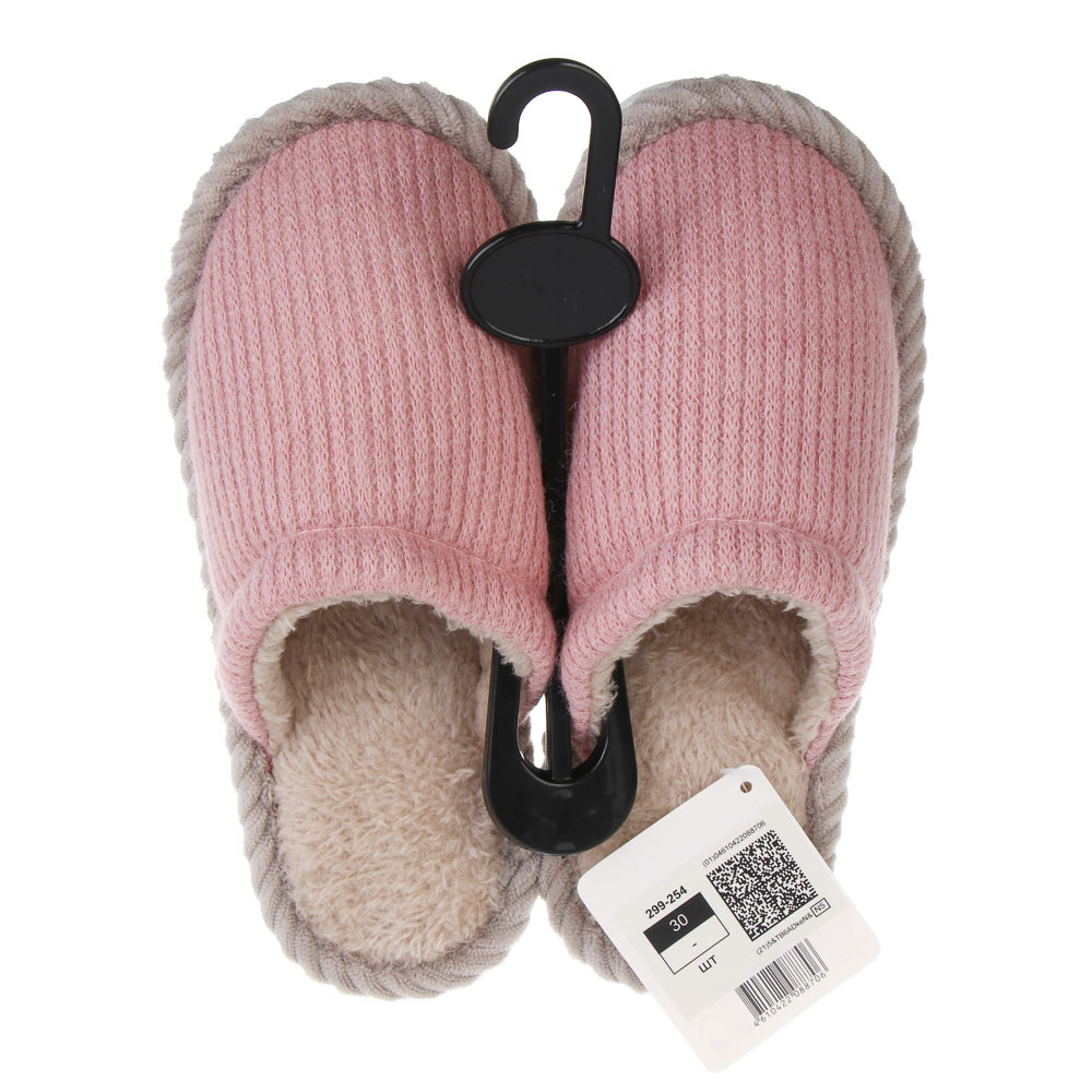 Обувь домашняя, размер 36-37, цвет розовый, #3 - #5