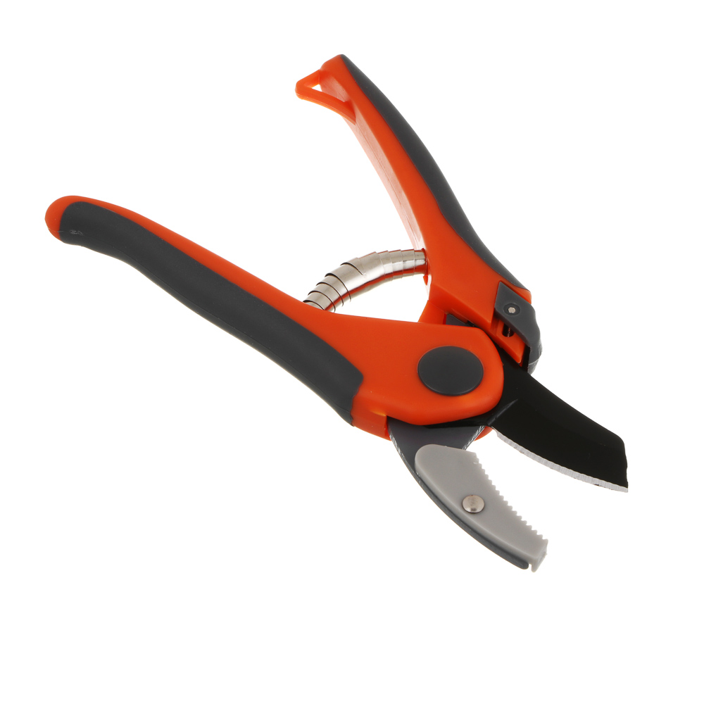 INBLOOM Секатор садовый (контактный) с наковальней, сталь 65м, PP+TPR - #1