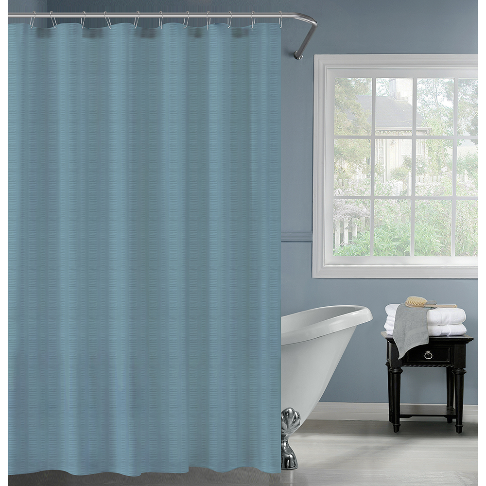 Штора для ванной 180х200см SWANNY AQUA4, бирюзовый, SWC-80-24-TRQ - #4