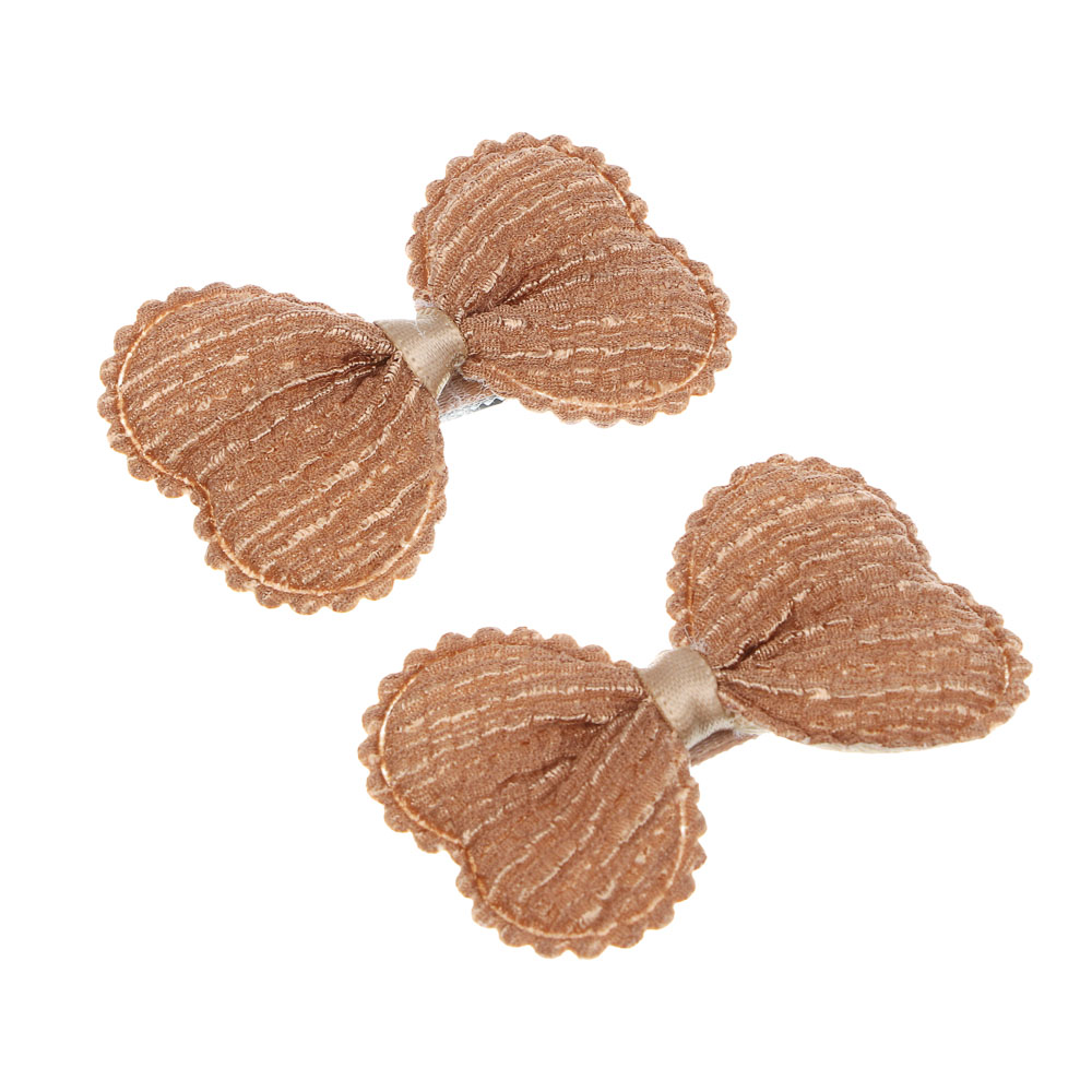 ЮНИLOOK Зажим для волос детский, 2шт, 5,5х3,5см, 6 цветов, полиэстер, металл, ACS25-4 - #2