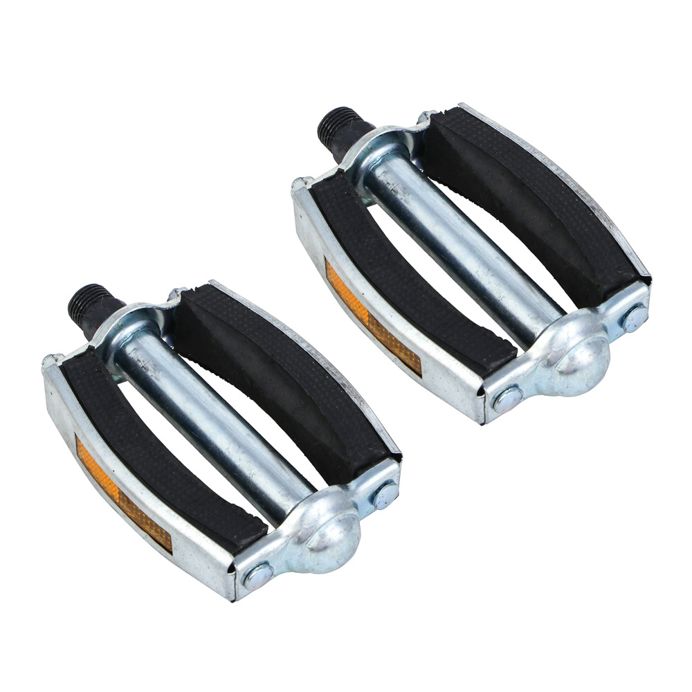 Педали для велосипеда, тм BY SPORT, 2шт, 12х7см, резина, металл - #1