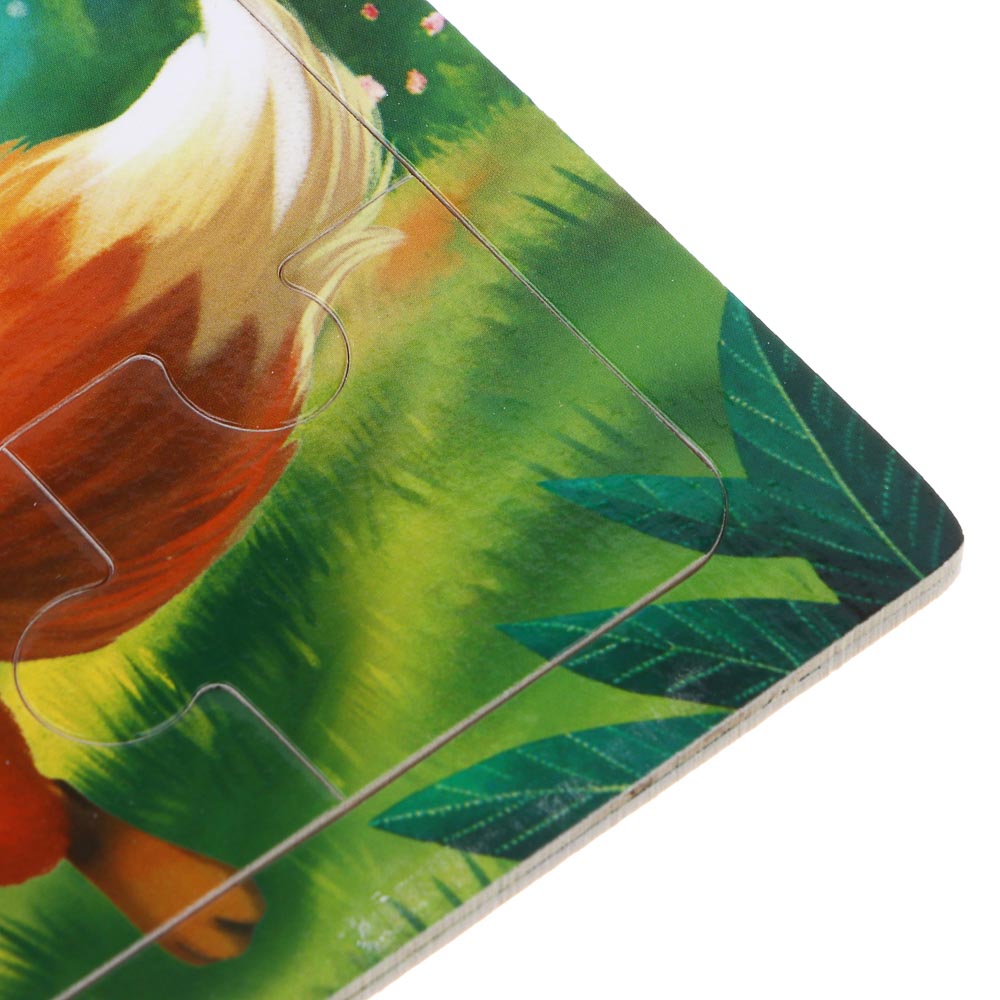 ИГРОЛЕНД Пазл деревянный для малышей, дерево, 15х15см, 6-10 дизайнов - #6