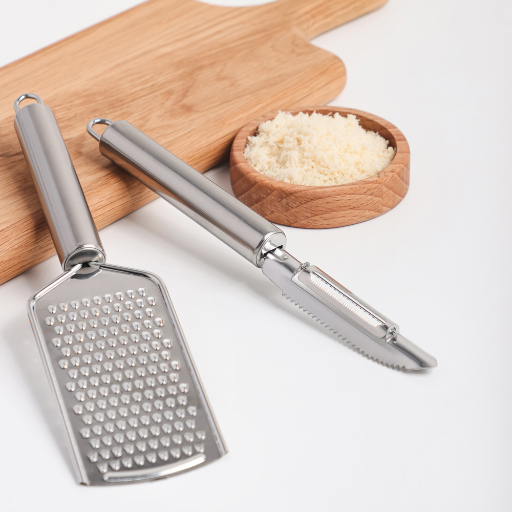 VETTA Набор кухонный, овощечистка+терка, нерж. сталь - #9