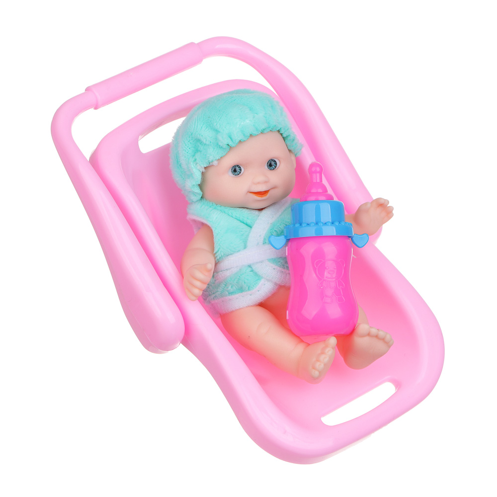 ИГРОЛЕНД Пупс в переноске, PP, 10х16х8см, 3 дизайна - #4