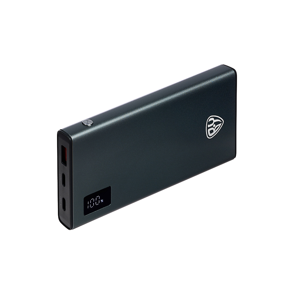 Аккумулятор мобильный BY 10000мАч, 1xUSB-A, 2xUSB-C, 20W, 3A, металл, серый - #8