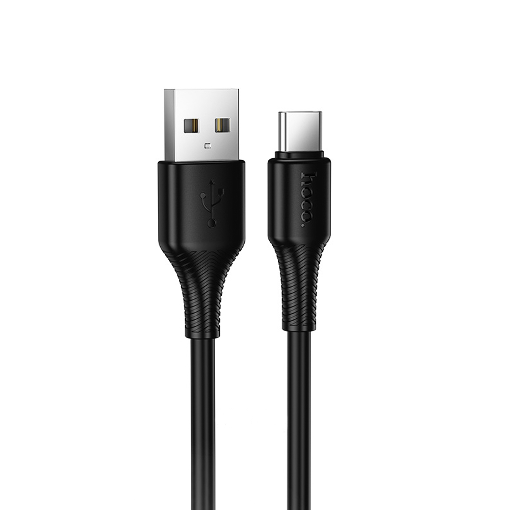 hoco. Кабель для зарядки модель X120, USB-C 1м, цвет: черный - #1
