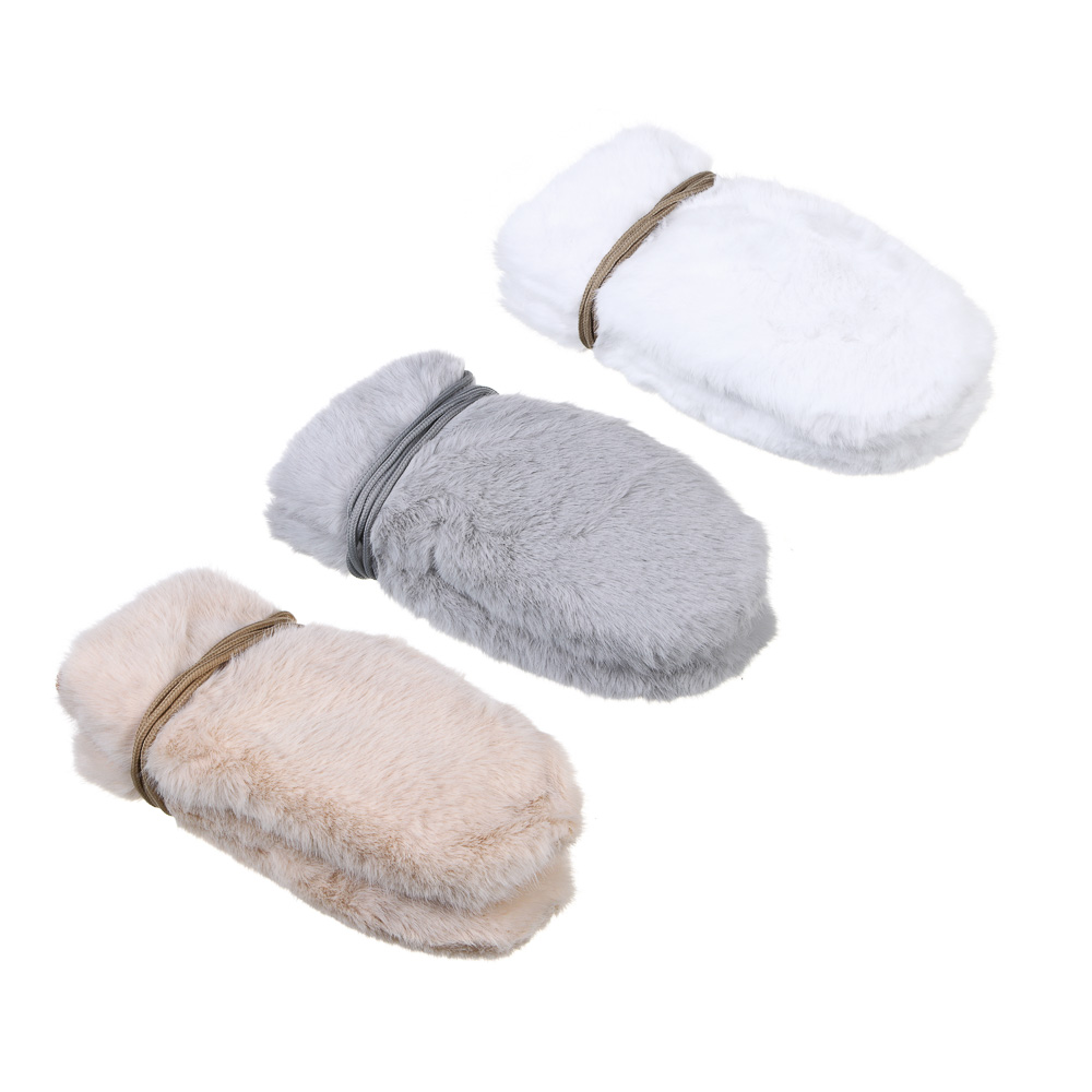 GALANTE Рукавицы женские из экомеха на веревке, р.18-20, 100% полиэстер, цвета в ас-те, ОЗ25-15 - #1