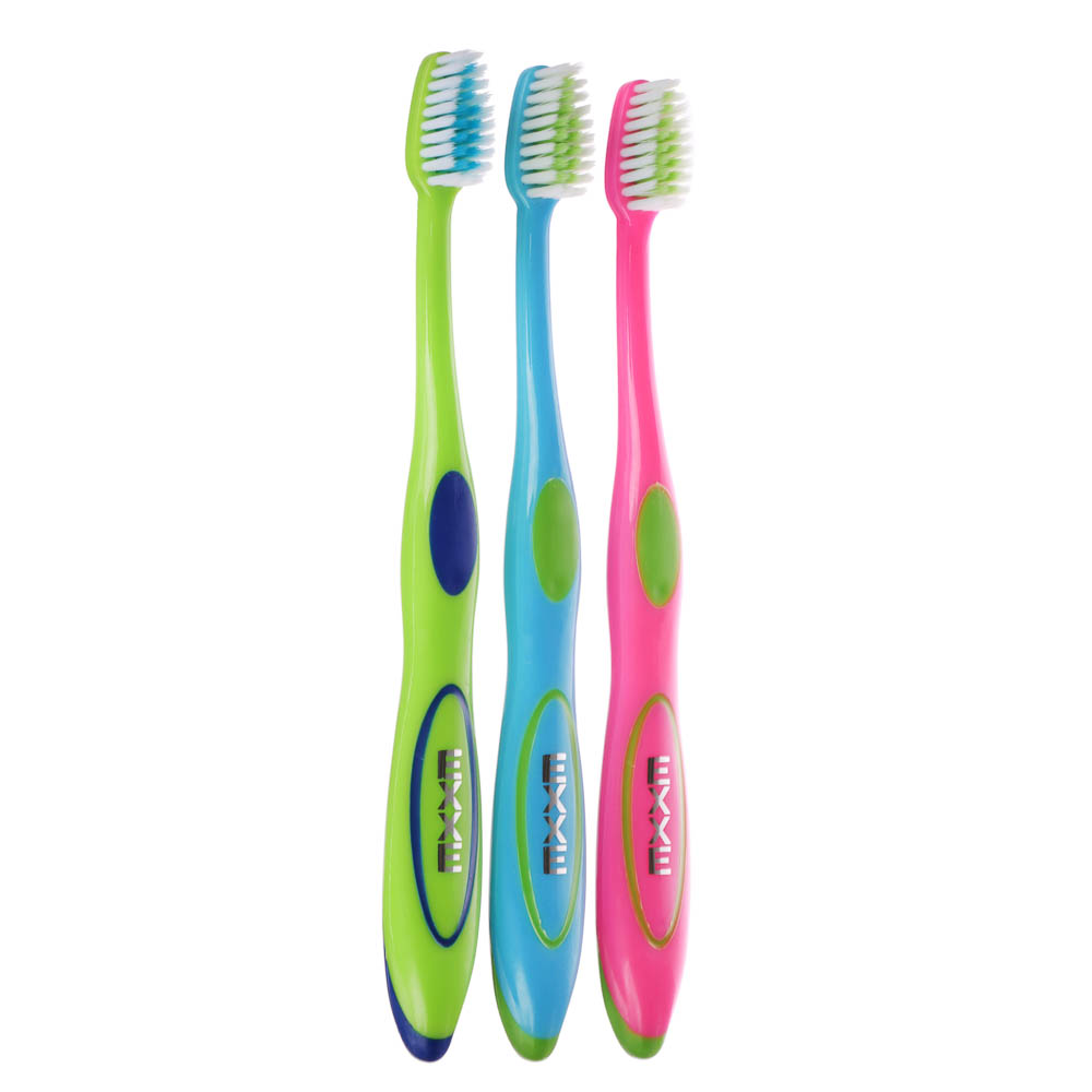 Зубная щетка детская EXXE серия Джунгли, 6-12 лет, мягкая, 1шт - #2