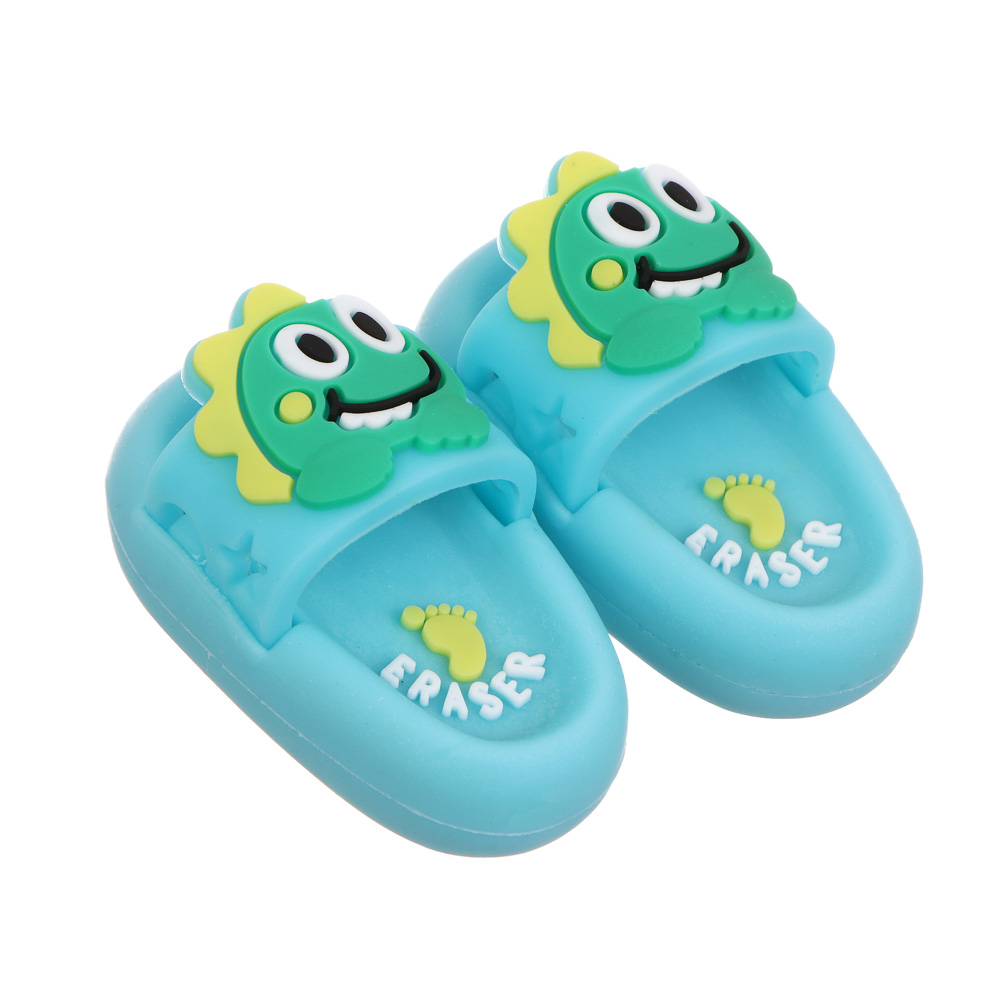 Ластик "Тапки", 4,5х2,5см, ТПР, в пластиковом боксе, шоу-бокс - #1