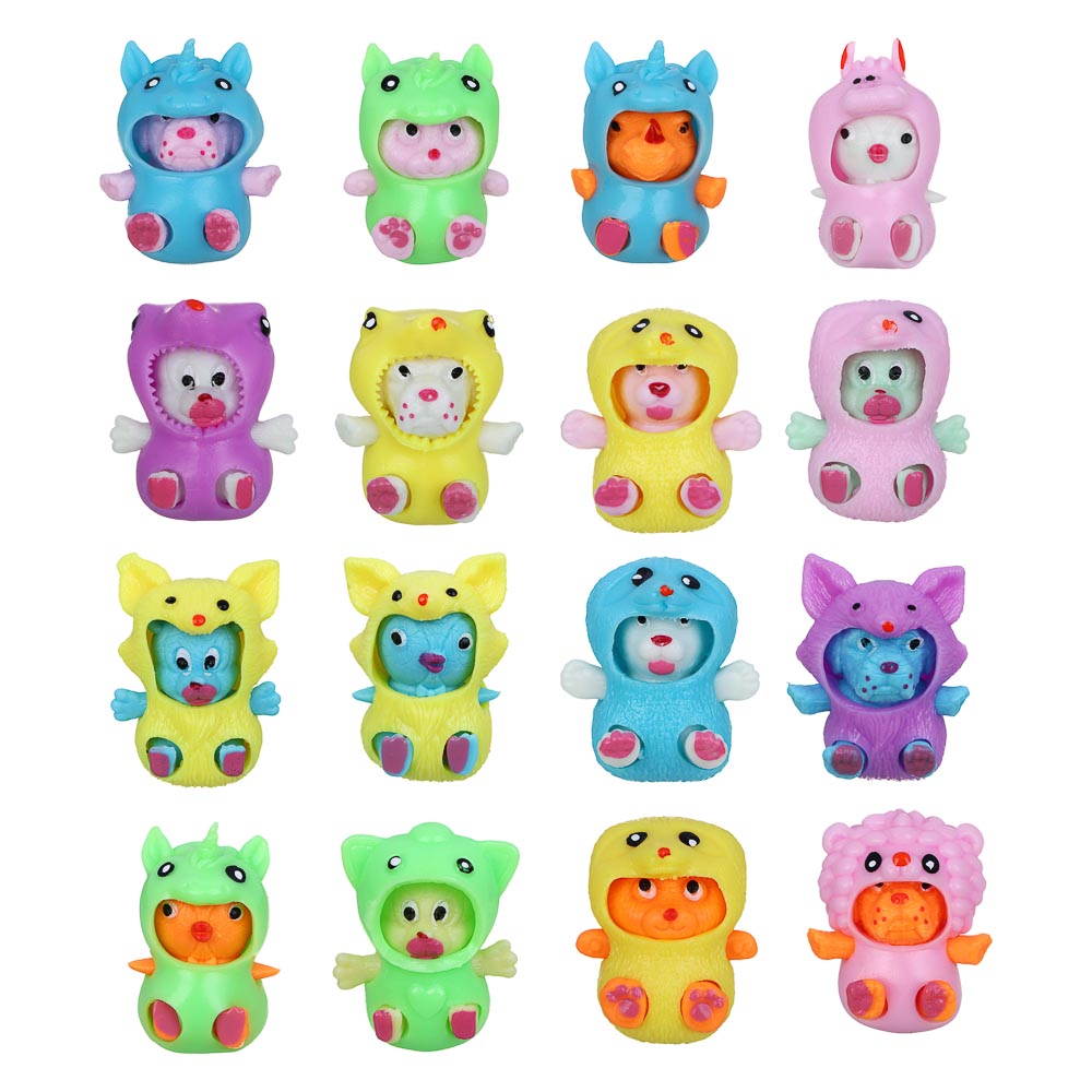 ИГРОЛЕНД Игрушка-сюрприз в шаре, d=5см, TPR, «Животные», микс - #2