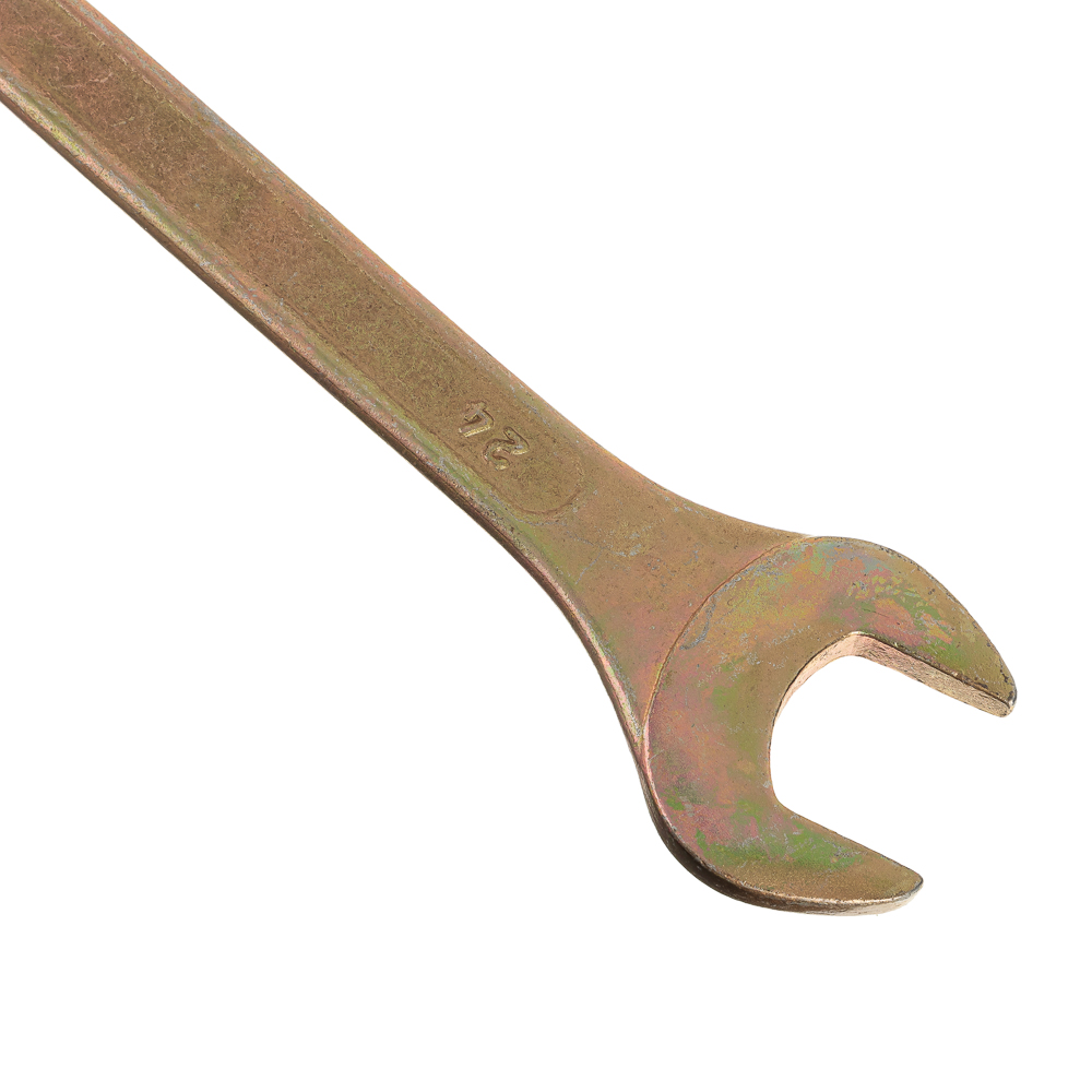 ЕРМАК Ключ рожково-накидной, 24мм, желтый цинк - #3