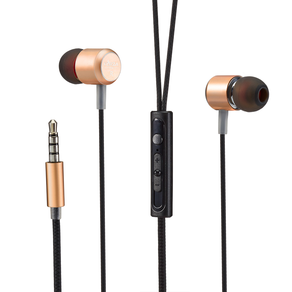 FORZA Наушники проводные внутриканальные, гарнитура, доп.насадки, коробка картон - #3