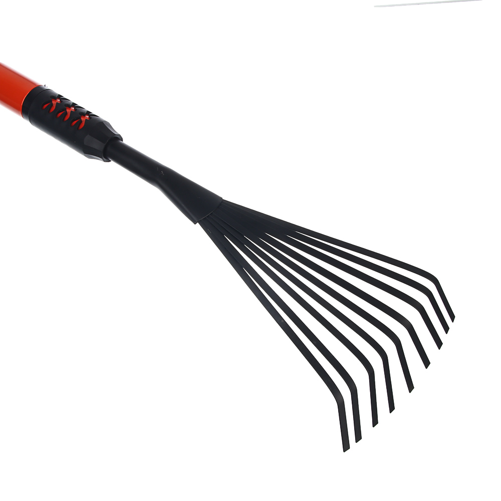 INBLOOM Грабли садовые телескопические 77-103х12см, 9 зубьев, металл, пластик - #2