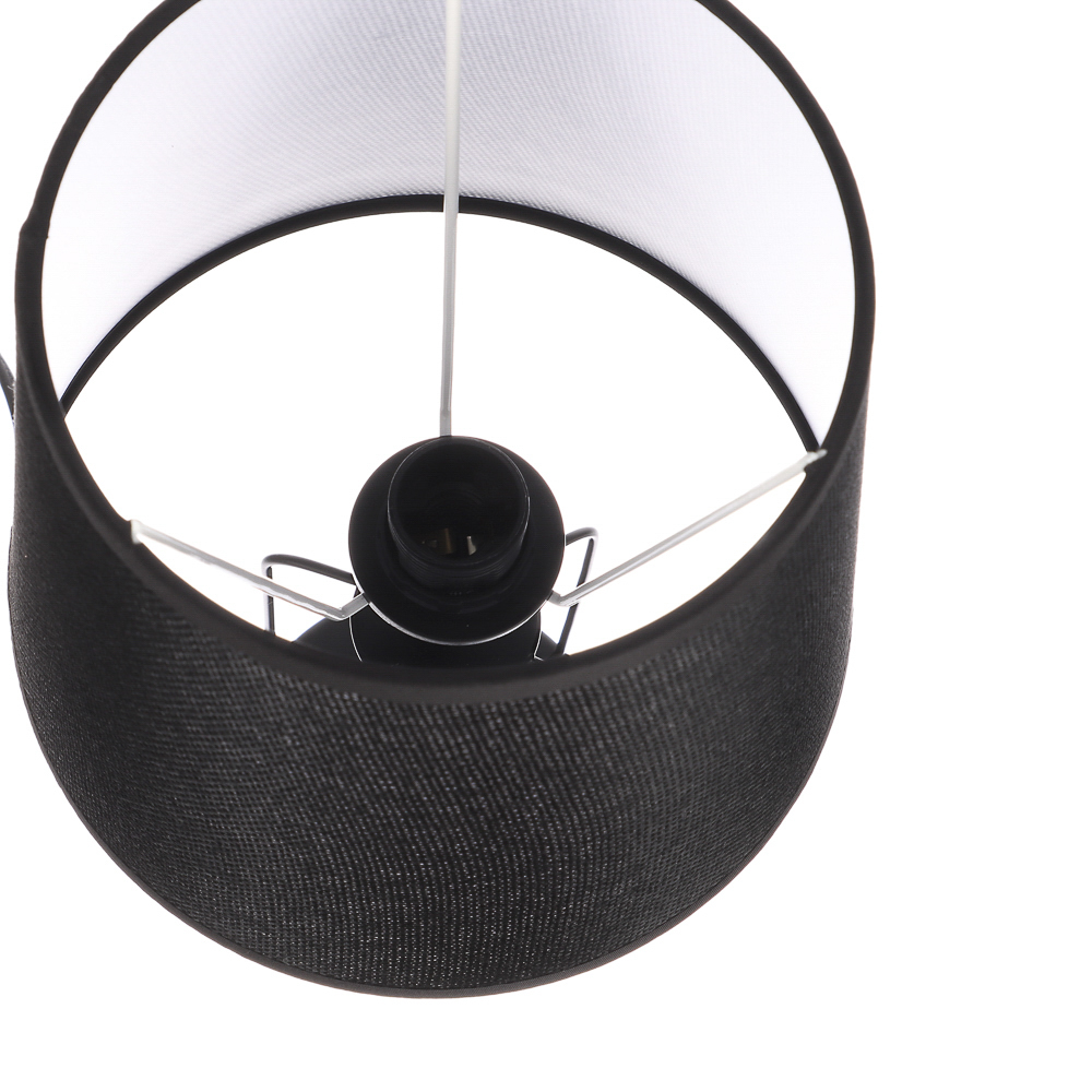 BY Светильник переносной настольный Орлеан, 35 см, Е14, 40Вт, 230В, металл, текстиль, черный - #6