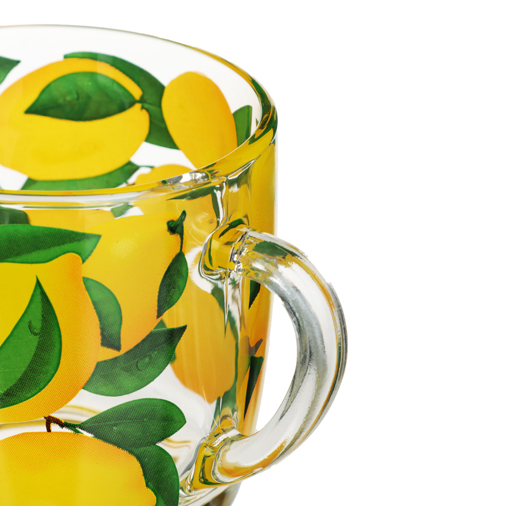 Кружка 300мл, Лимоны, стекло - #2