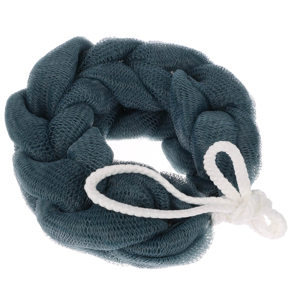 Мочалка косичка тм ЮL банная, полиэтилен, 70гр, 4-6 цветов - #16