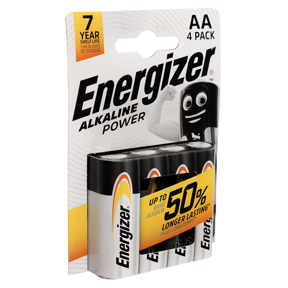 Energizer Power Батарейки 4шт, тип АA, "Alkaline" щелочная, BL - #3