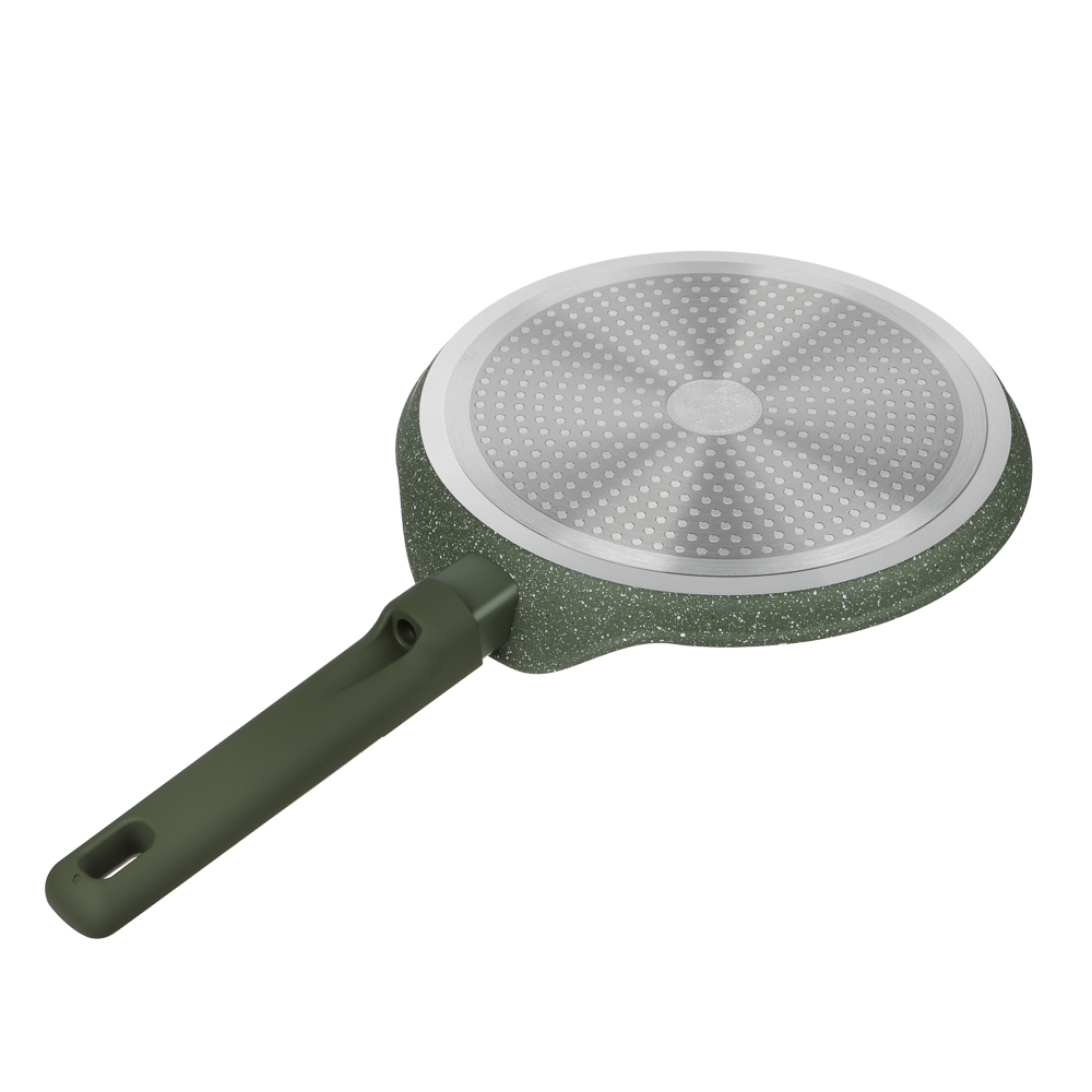 SATOSHI Кантри Сковорода литая блинная d24см, антипригарное покрытие мрамор, индукция, 3 цвета - #12