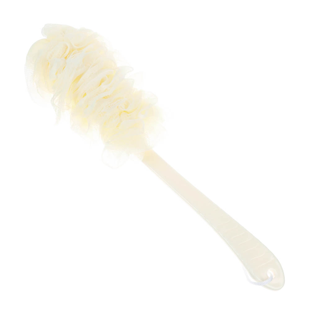 ЮL Мочалка банная с массажным эффектом с ручкой, полиэтилен, пластик, 41,5см, 3 цвета, МС24-05 - #10