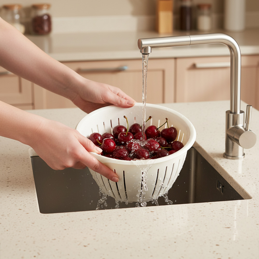 Дуршлаг с двумя ручками Stockholm d=22cм, пластик - #7