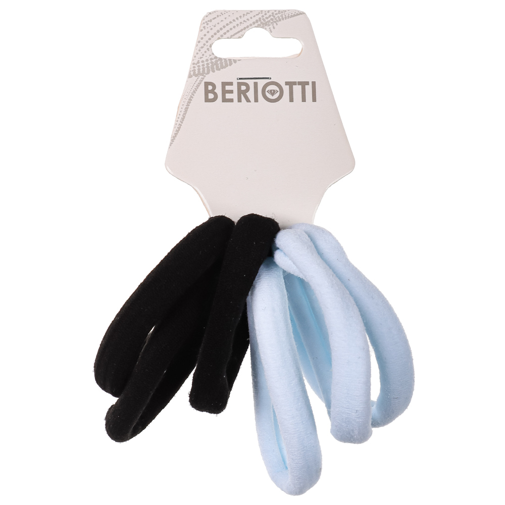 Резинки для волос однотонные Beriotti, 6 шт - #1