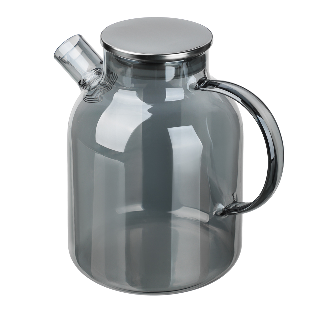 SATOSHI Графит Чайник заварочный 1,8л, стекло, нерж.сталь - #5