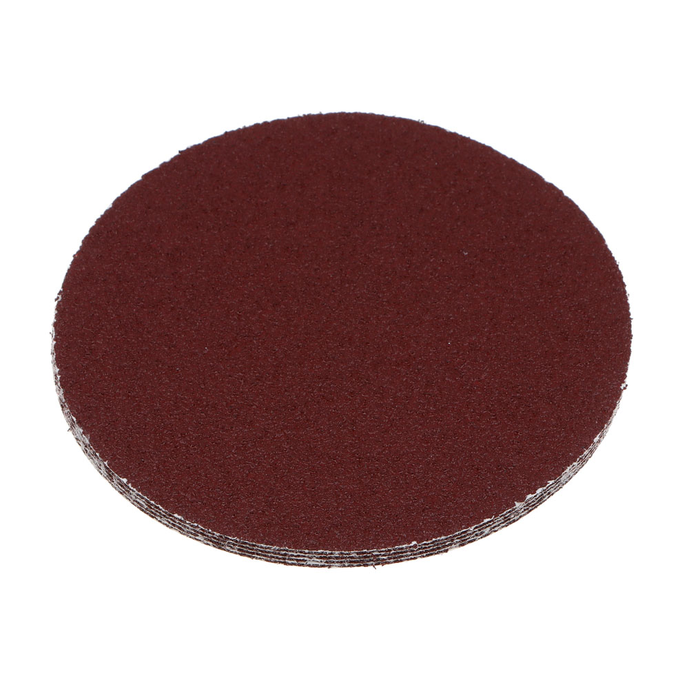 ЕРМАК Круг шлифовальный из абразивной бумаги на велкро основе, без отверстий, P60, 125 мм, 5шт. - #2