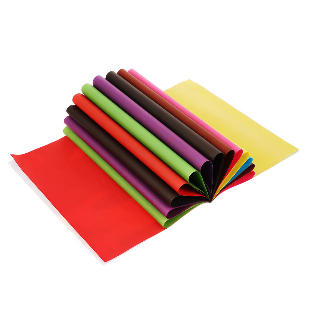 Бумага цветная ClipStudio, двусторонняя, 16 листов, 8 цветов, на скрепке - #2