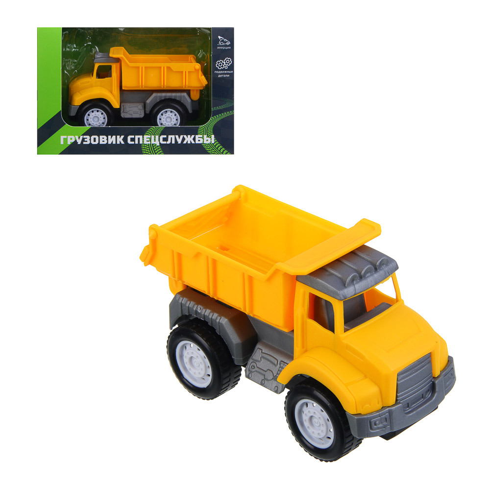 ИГРОЛЕНД Грузовик Спецслужбы, инерция, ABS, 14,8х5,9х9,6 см, 9 дизайнов - #1