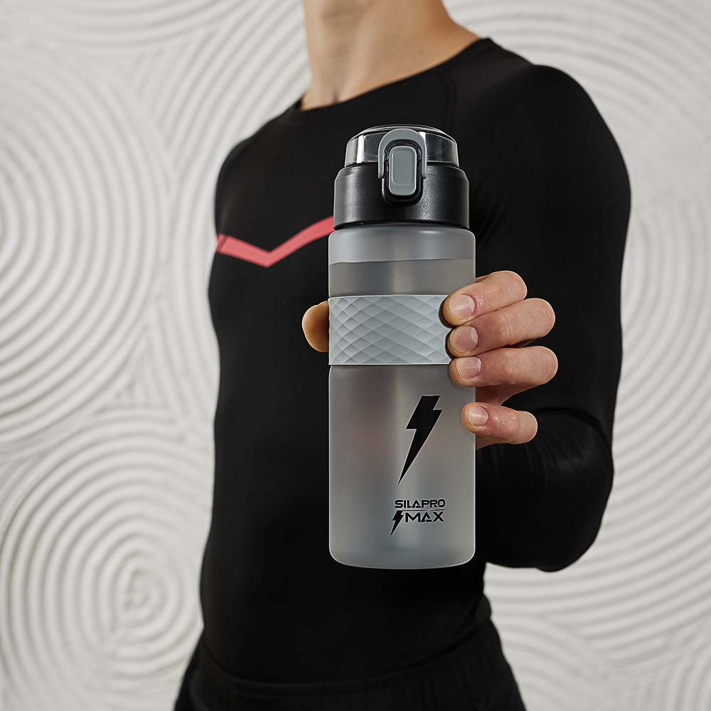 SILAPRO MAX Бутылка спортивная с замком, ULTIMATE GREY, 700мл, PC - #7