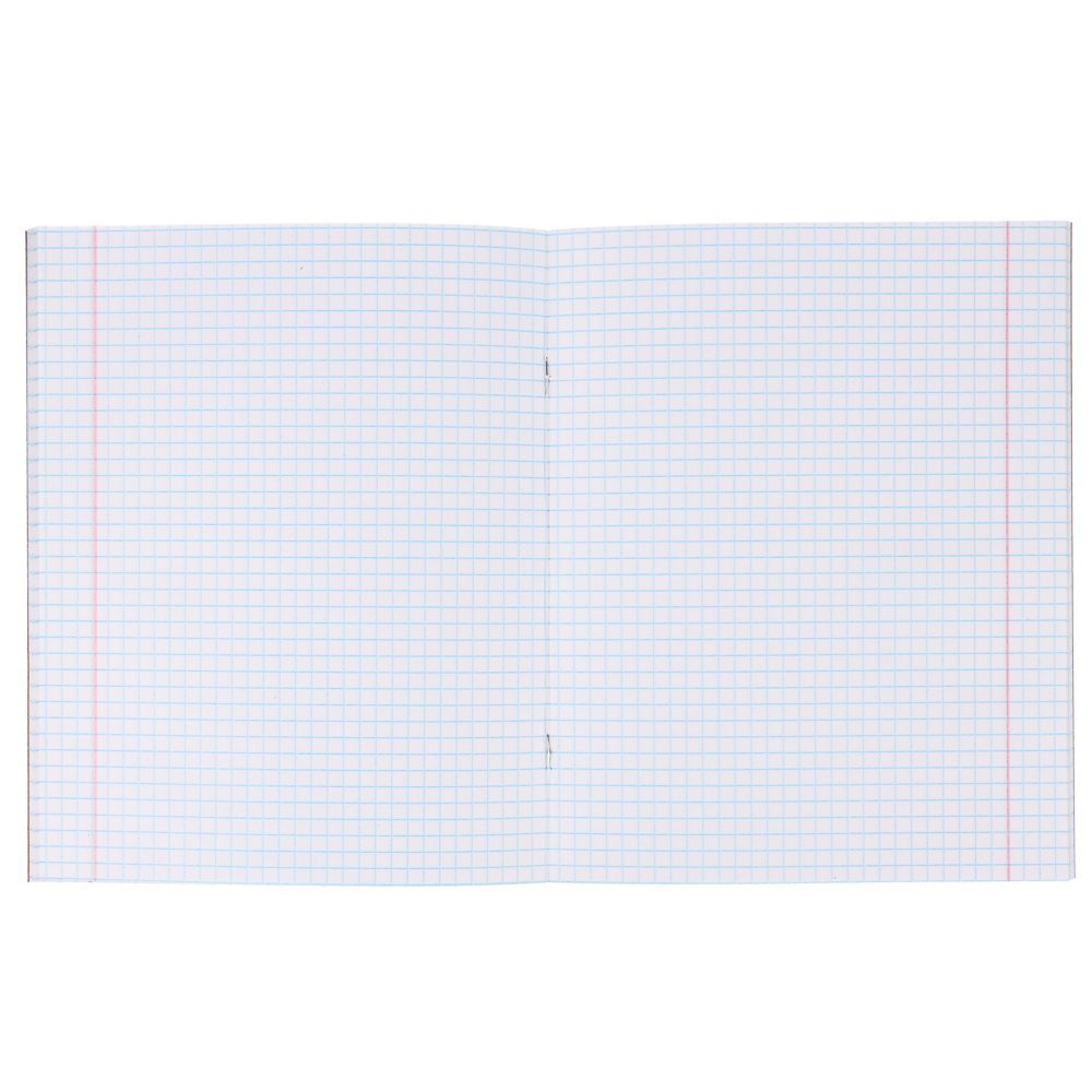 ClipStudio Тетрадь 48л. в клетку, офсет, обл. мел.картон, скрепка, крафт, 4 диз. - #8