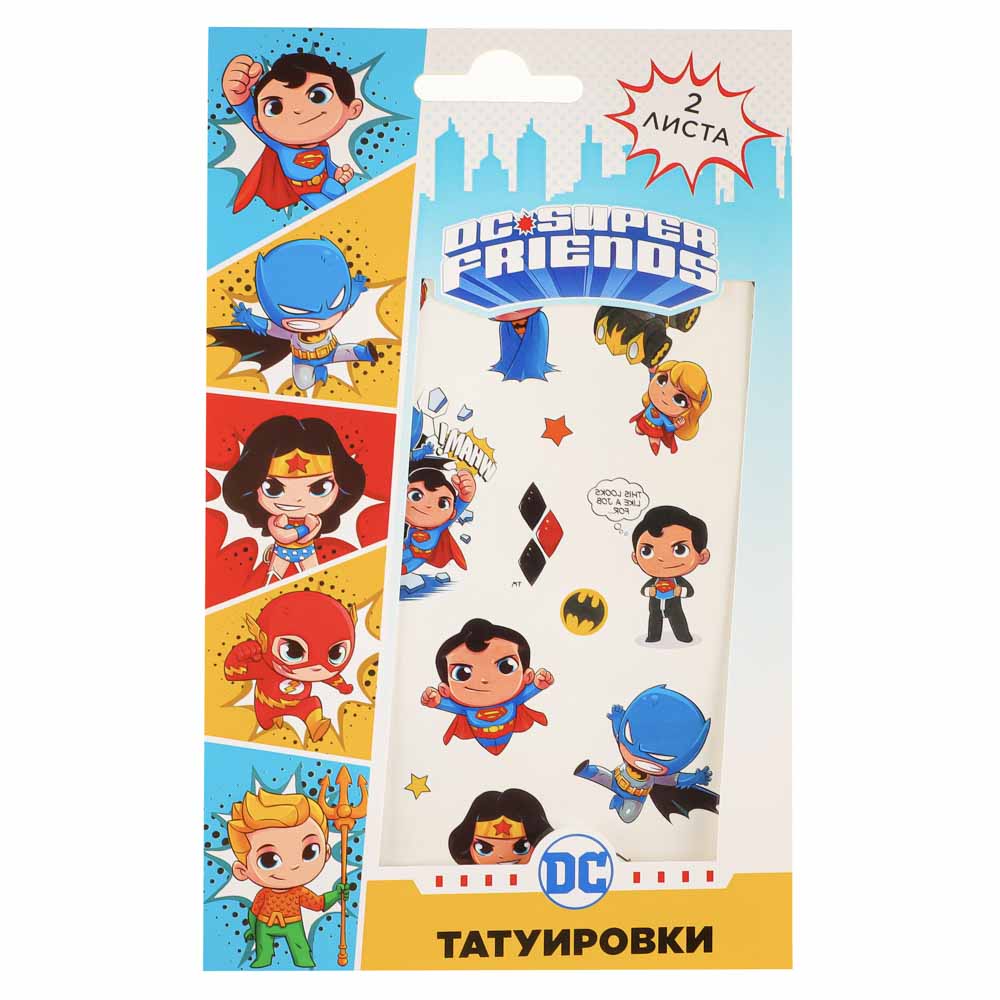 НД ПЛЭЙ Наклейки-татуировки, бумага, 11,8х19см, 2 листа, 4 дизайна - #16