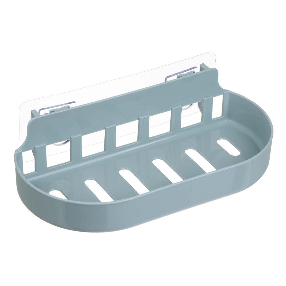 VETTA Classic Полка настенная овальная, пластик, 22x10x3 см, оливковый - #1