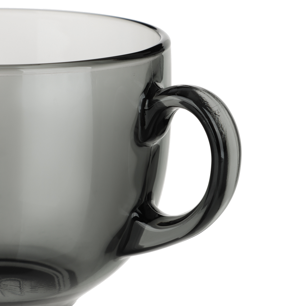ОСЗ Кружка-бульонница 500мл, графит, стекло - #3