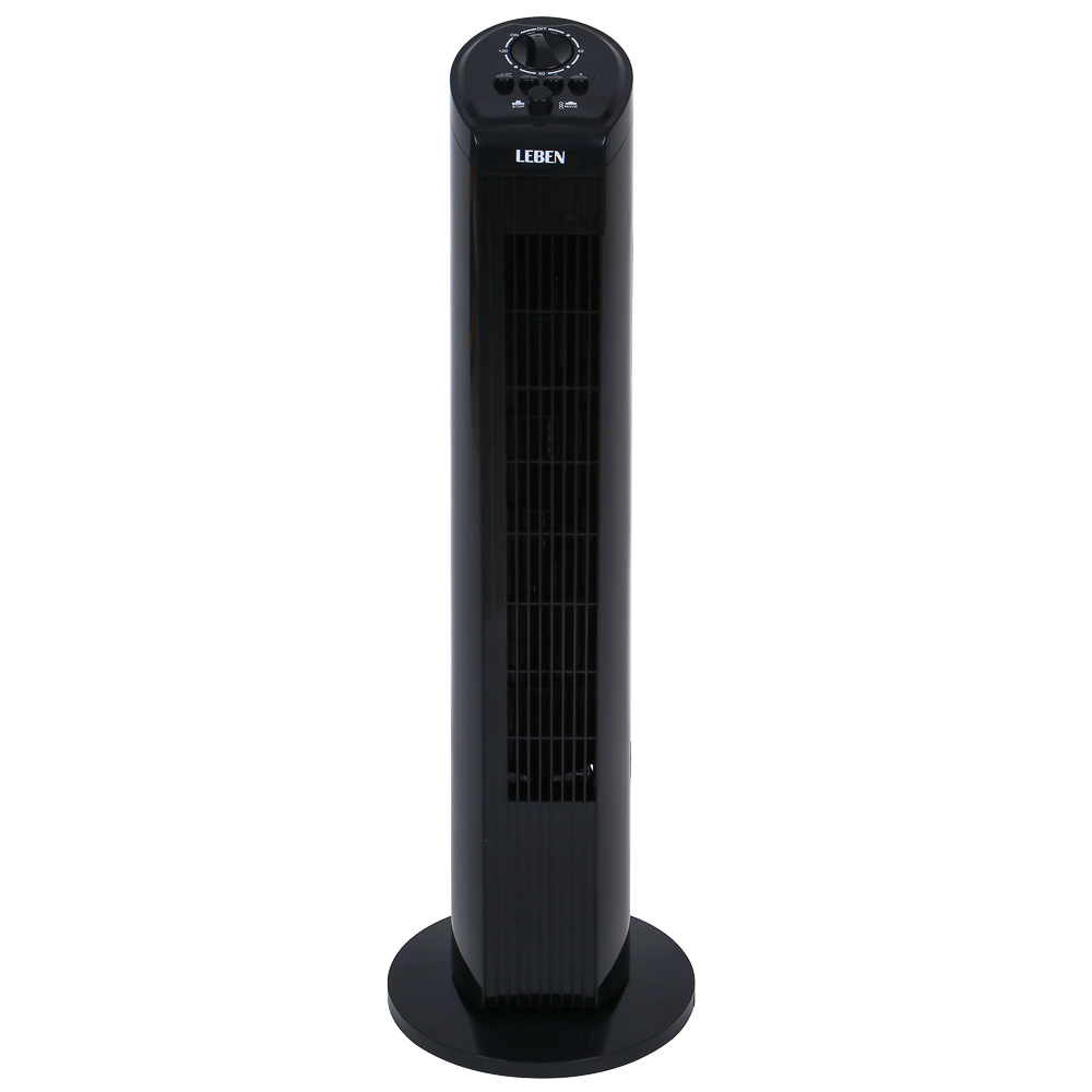 Вентилятор колонный тм LEBEN 40Вт, 3 скорости, поворотный, 220в, белый - #3
