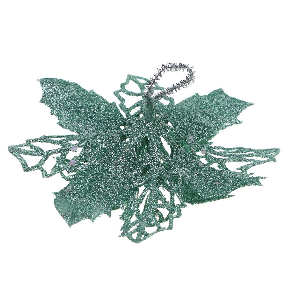 СНОУ БУМ Цветы на проволоке 10x10 см, 3 шт - #4