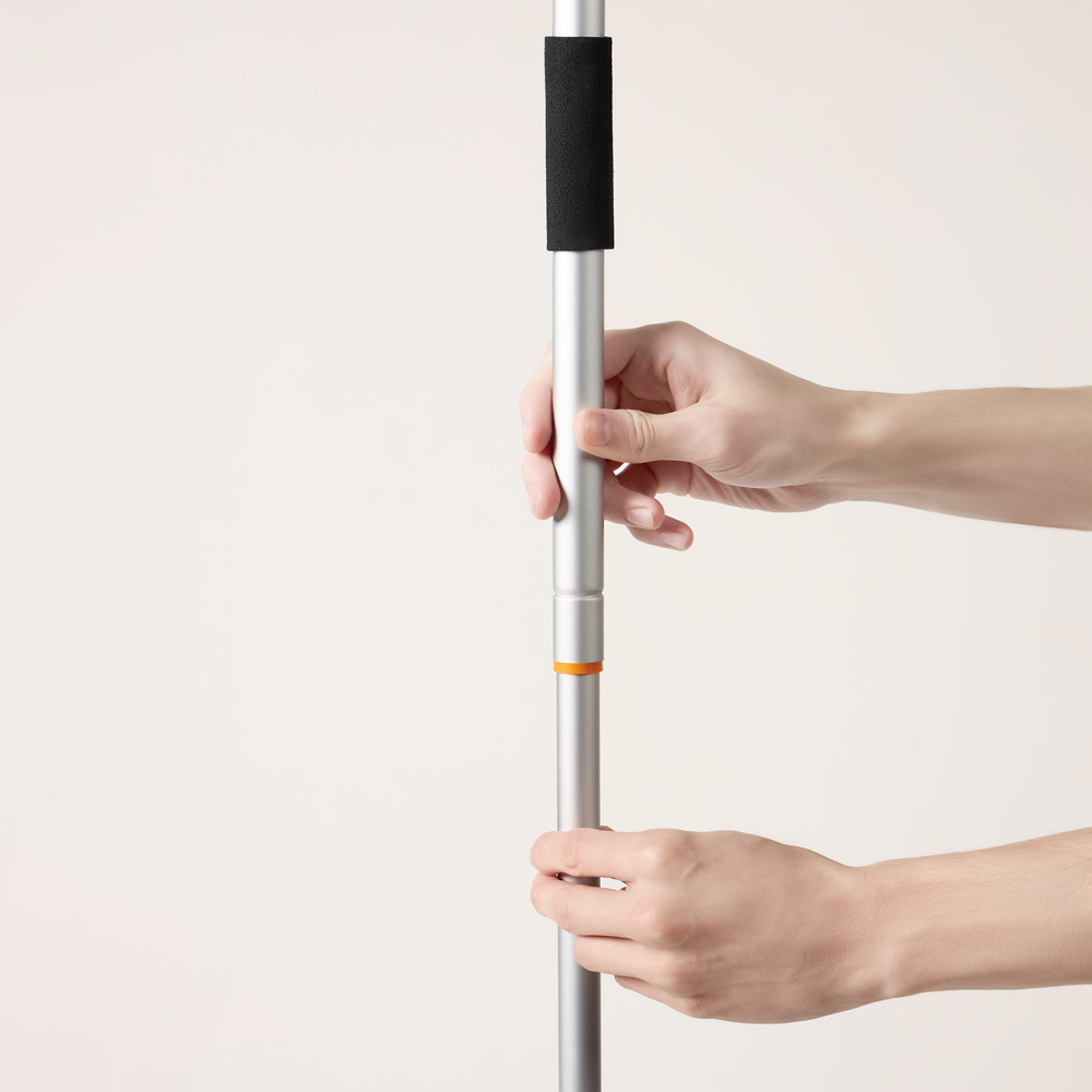 VETTA Окномойка с телескопической ручкой 111см, с резин.держателем, серая, арт.KFC010 - #6