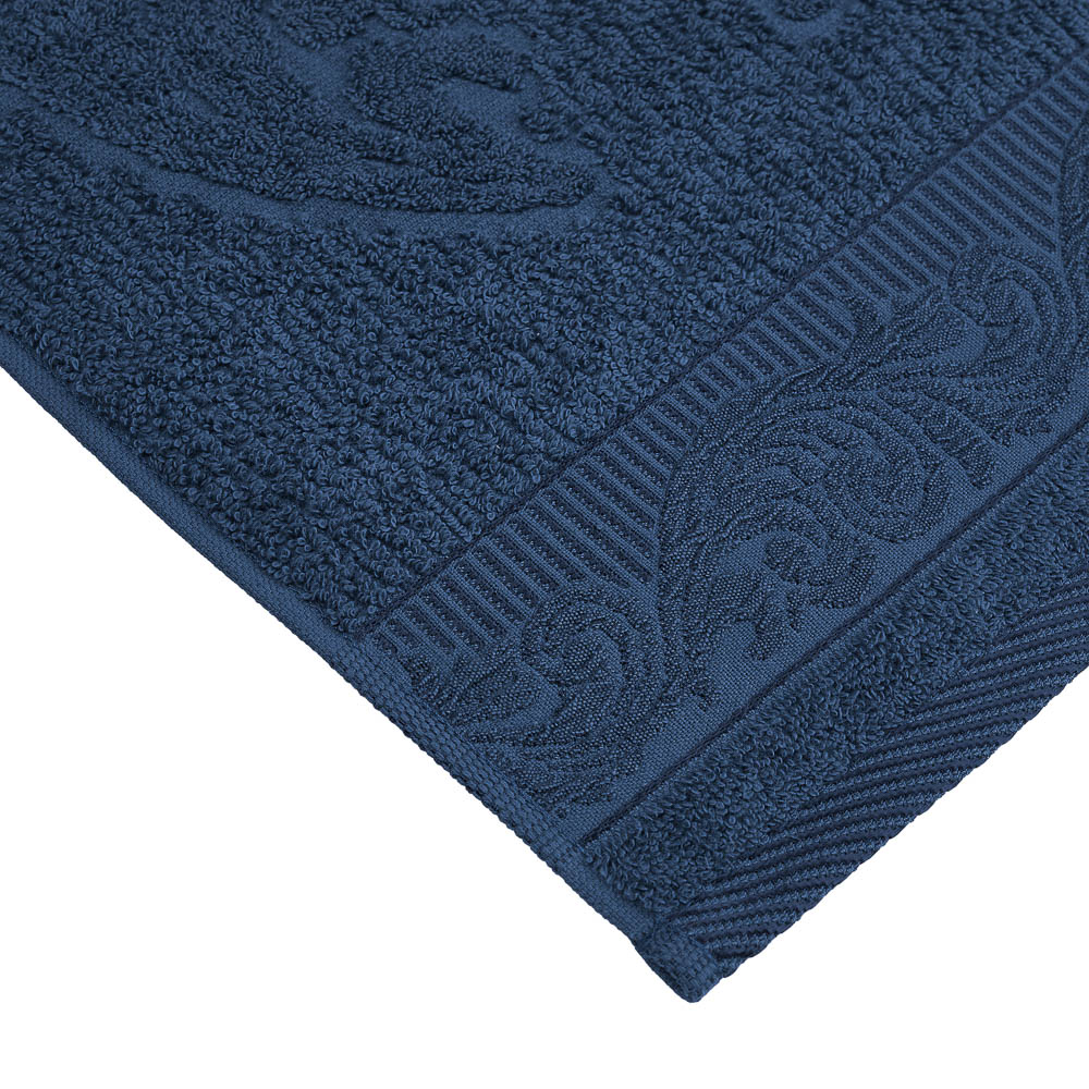 PROVANCE Нэви Полотенце махровое, 100% хлопок, 30х50см, 420гр/м, синий - #8