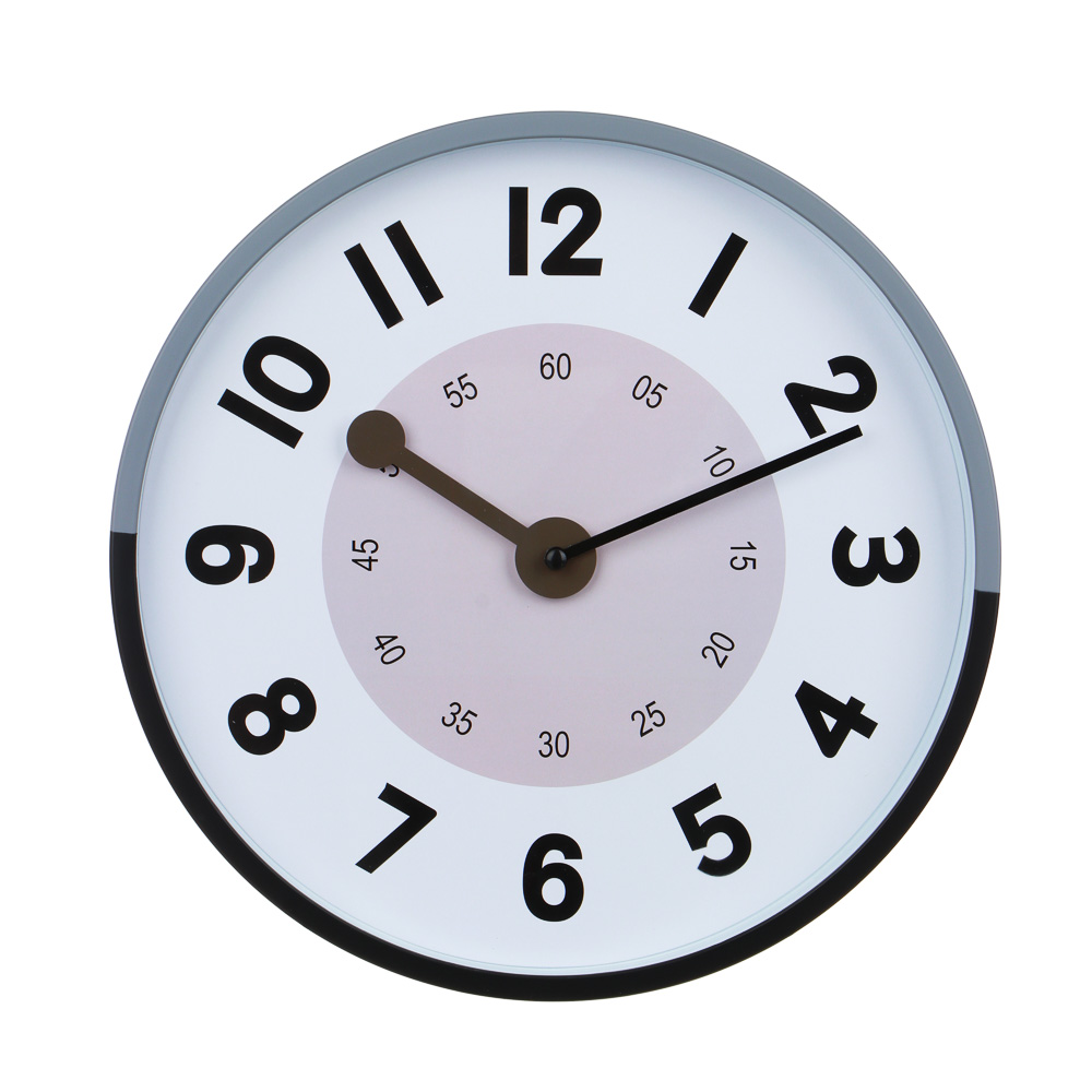 LADECOR CHRONO Часы настенные круглые, пластик, 30,5х30,5х4,5 см, 1xАА, арт.2-24 - #1