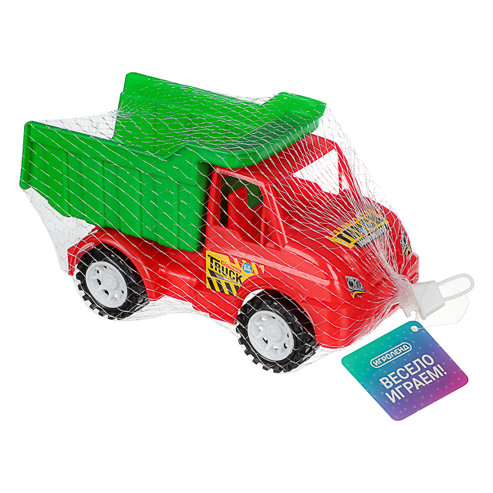 ИГРОЛЕНД Игрушка камазик, пластик, 11x23x13 см, 4 дизайна, для детей 3+ - #6