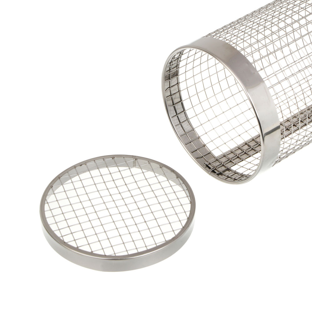 Решетка-гриль для овощей тм GRILLBOOM, цилиндр, с мелкой сеткой 250гр, 30х9,5см - #6