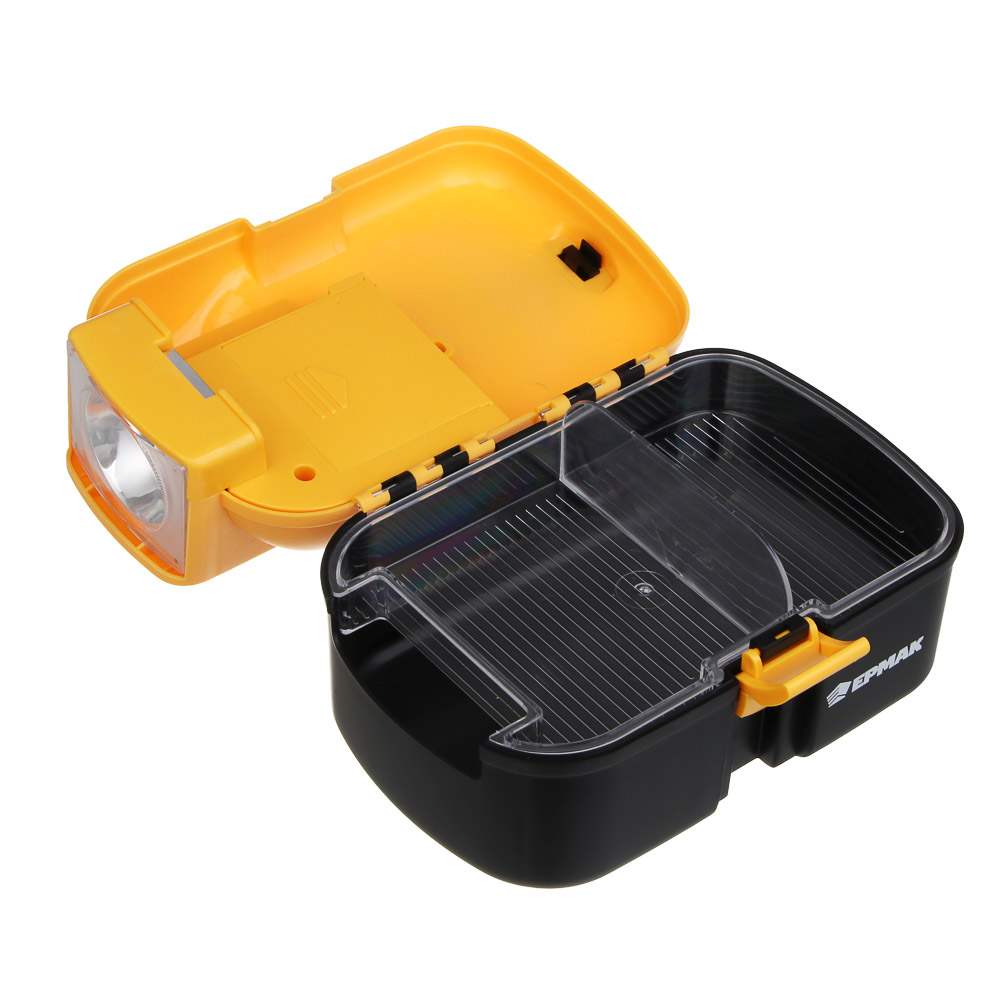 Ящик для хранения осветительный тм ЕРМАК, 19х12х12.5 см, пластик, 1 LED, 4хАА - #4