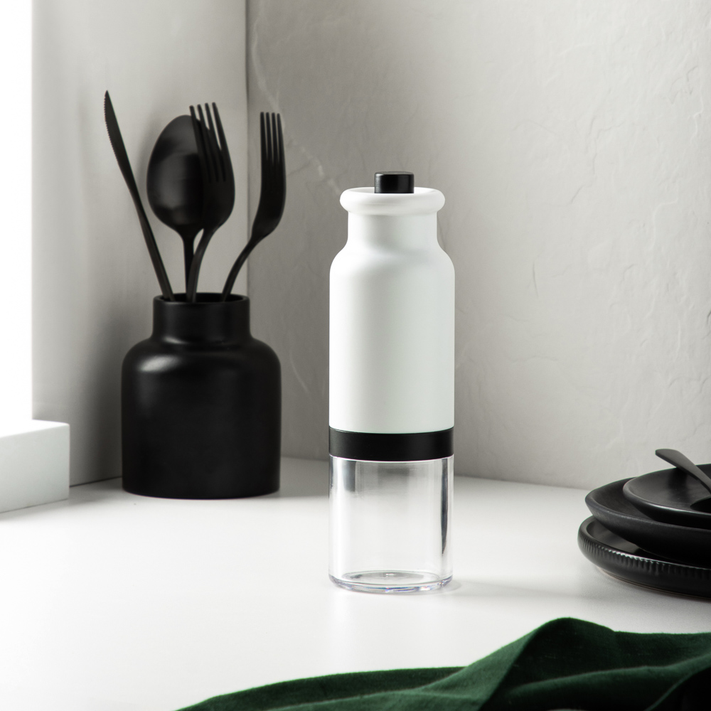 SATOSHI Мельница для специй электрическая, гравитационная 18,5см, пластик/акрил - #5