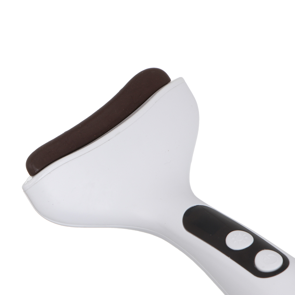 LEBEN Массажер для лица Гуаша, 2 режима, 1500мАч, белый - #6