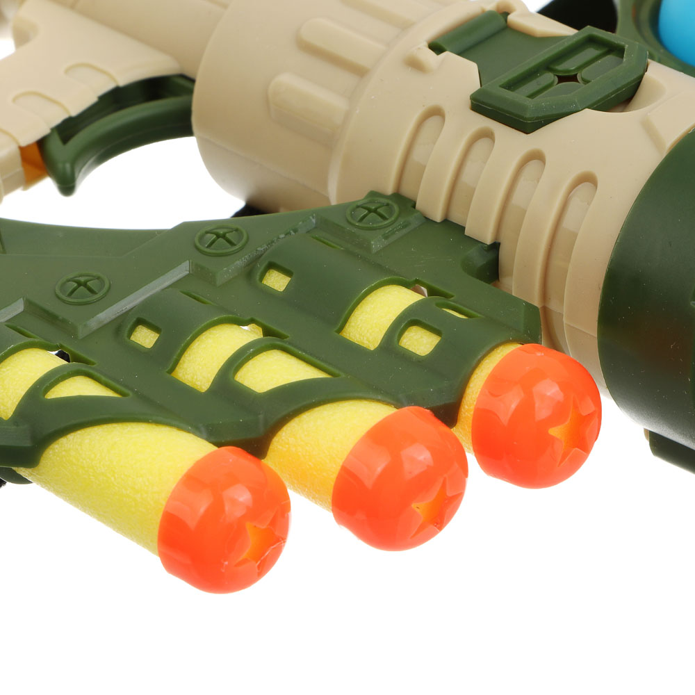 ИГРОЛЕНД Набор игровой "Арбалет с пулями и шариками", свет, 3хAG3, АBS, РР, EVA, 2 диз., 21х3х28см - #12