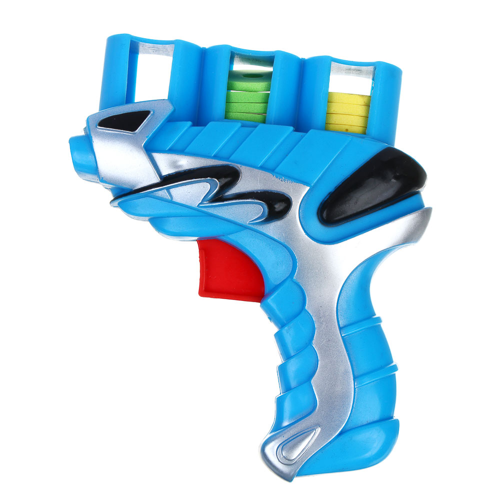 ИГРОЛЕНД Пистолет "Дискострел", стреляет мягкими дисками, РР, 18,5х4х20,5 см, 2 цвета - #9