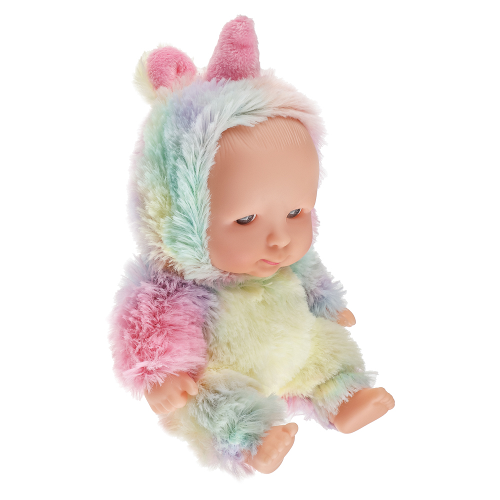 ИГРОЛЕНД Пупс в кигуруми 16 см, PVC, ABS, полиэстер, 14,2х6,5х19,3 см, 2 диз - #3