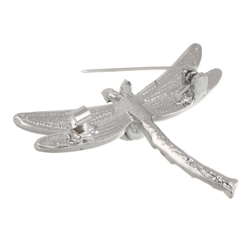 Брошь стрекоза, 4x4,5см, сплав, БЖ25-22 - #4